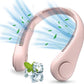 Portable Neck fan air Cooler & Purifier... Adjustable 3 speed and Rechargeable (random color )