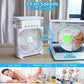 Portable Air Conditioner Fan: USB Electric Fan with LED Night Light, Fine Mist Water, and Humidifier Function | Led Night Light Water Mist - 10inch (Random Color)