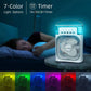 Portable Air Conditioner Fan: USB Electric Fan with LED Night Light, Fine Mist Water, and Humidifier Function | Led Night Light Water Mist - 10inch (Random Color)