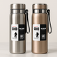 1000ml Large Capacity Stainless Steel Thermos Bottle – Hot & Cold Vacuum Flask Water Bottle (Random color & sticker)