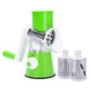 Manual 3‑in‑1 Vegetable Cutter & Drum Grater | Round Slicer | Multifunctional Kitchen Gadget