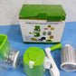 Manual 3‑in‑1 Vegetable Cutter & Drum Grater | Round Slicer | Multifunctional Kitchen Gadget