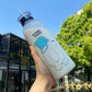We Bare Bears Panda Water Bottle 1000ml – Cute Cartoon Design with Straw & Two Caps | Durable Reusable Bottle for Daily Hydration - Plastic (Random Design)
