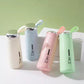BPA Free Glass Water Bottle | 400ml Portable Tumbler | With Protective Plastic Shell | For shool, Gym, Home & Office (Random colour)