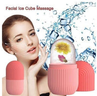 Silicone Ice Facial Roller Beauty Ice Roller For Face Eyes Neck Cryotherapy Natural Skin Enhancement ( Random Color )