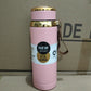 1000ml Matte Stainless Steel Bottle Leak Proof Durable Hot Cold Water Bottle For Office Gym Travel | Cream