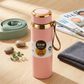 1000ml Matte Stainless Steel Bottle Leak Proof Durable Hot Cold Water Bottle For Office Gym Travel | Cream