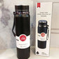 Premium Matte Stainless Steel Water Bottle 1000ml Leak Proof Double Wall Insulated Hot Cold Flask | 1000 ml / Black