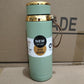 1000ml Matte Stainless Steel Bottle Leak Proof Durable Hot Cold Water Bottle For Office Gym Travel | Cream