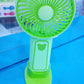 Rechargeable Handheld Fan with Desktop Stand - Portable Ultra-Quiet Personal Cooling Fan for Office, Students, and Outdoor Travel
