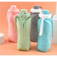 Silicone Folding Bottle | 600ML Silicon Foldable Bottle | Smart Travel Bottle Collapsible Design (Random Color)