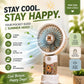Mini Fan Portable USB Charging Fan With Long Battery Life And Quiet Airflow Design - Random Color
