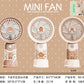 Mini Fan Portable USB Charging Fan With Long Battery Life And Quiet Airflow Design - Random Color