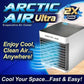 Arctic Air Pure Chill Evaporative Air Cooler By Ontel - Powerful 3-Speed Personal Space Cooler, Quiet, Lightweight And Portable For Bedroom, Office, Living Room & More