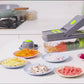 16-In-1 Multifunctional Vegetable Chopper & Slicer With Colander Basket And Storage Container – Heavy-Duty Food Cutter & Dicer For Onion, Potato, Carrot, Garlic & More